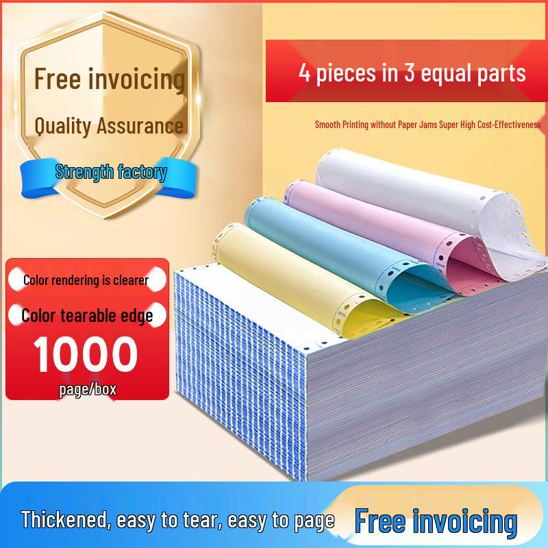 Triple & Twofold Dot Matrix Printer Paper - 2, 3, 4 Part Options