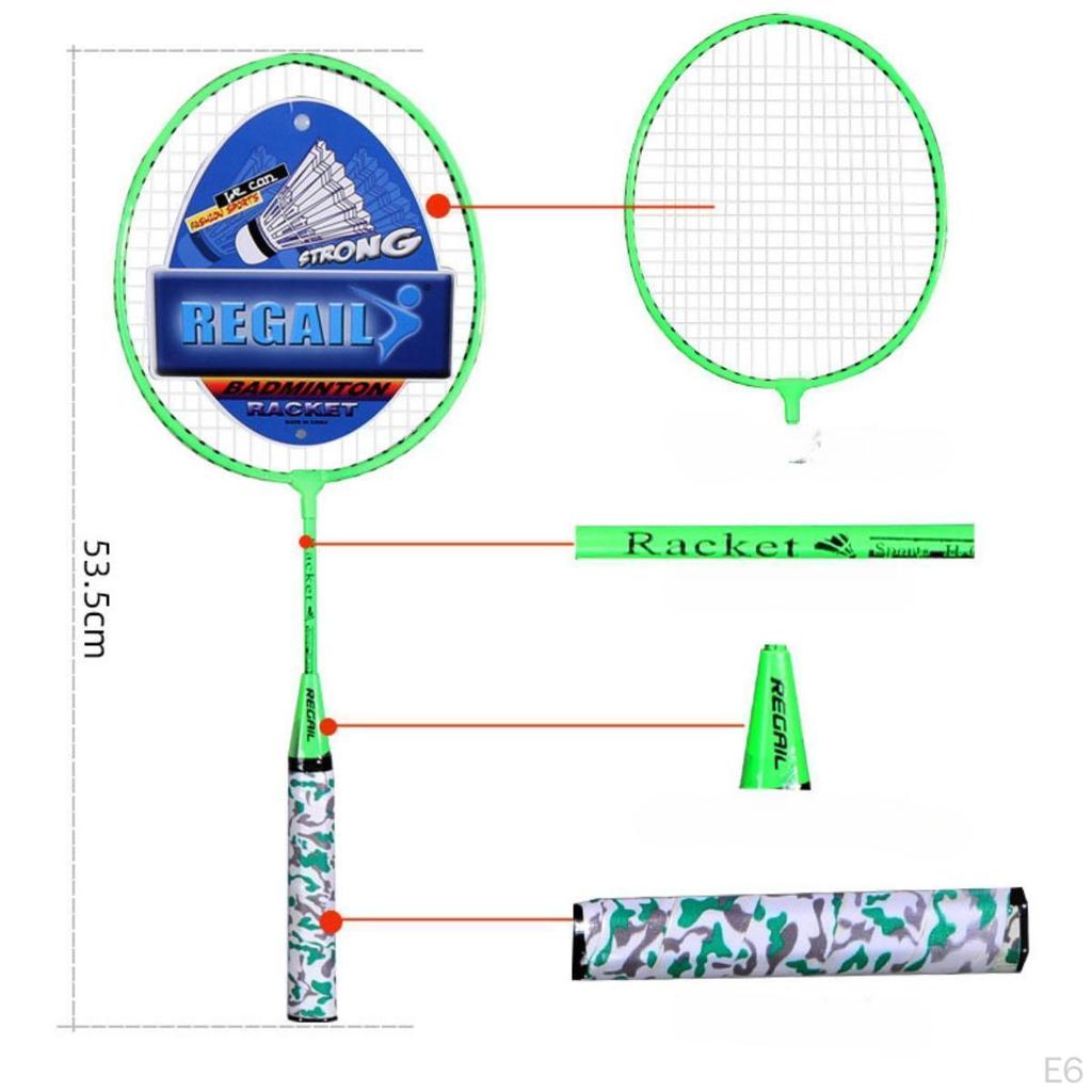 Badminton Schläger Bundle Griff Outdoor Sport Set