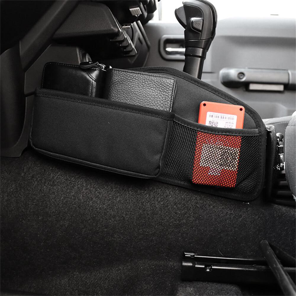 Car Gear Shift Side Storage Bag Organizer For -2024 Suzuki Jimny JB64 JB74