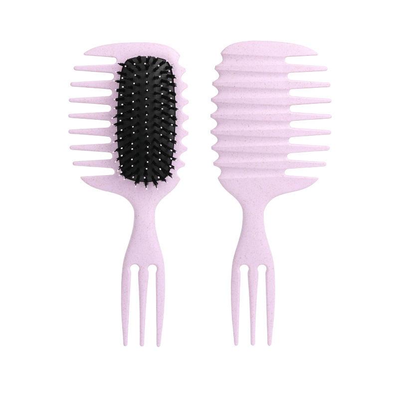 1pc Nylon Brush Definition Curling Brush Gentle Untwisting and Enhanced Curling Comb Suitable for Styling and Shaping Curly Hair