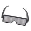 Dynamic LED Glowing Glasses USB Rechargeable Light Up Glasses White Light with Flashing Neon 11 Patterns