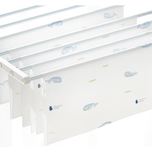 Bamboo Bebe Signature Jungle Forest Embossovaný kapesník velrybí 10p, korejské kojenecké výrobky