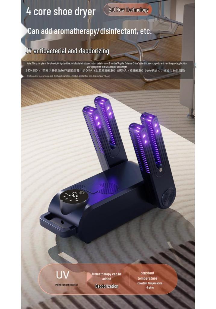 Smart Multi-functional Dormitory Shoe Dryer