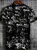 Men's Digital Print T-Shirt, Novelty Men's Fashion T-Shirt, Suitable for Casual Outings, Holiday Parties, Sports & Fitness, Fishing & Walking,