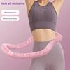 Foldable Soft Fitness Hoop Weighted Design Fitness Waist Trainer  Aerobic Exercise