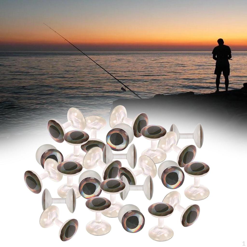 Tying 5pcs Painted Eyes Dumbbell Rounded Beads Material Transparent D ( Color Is )