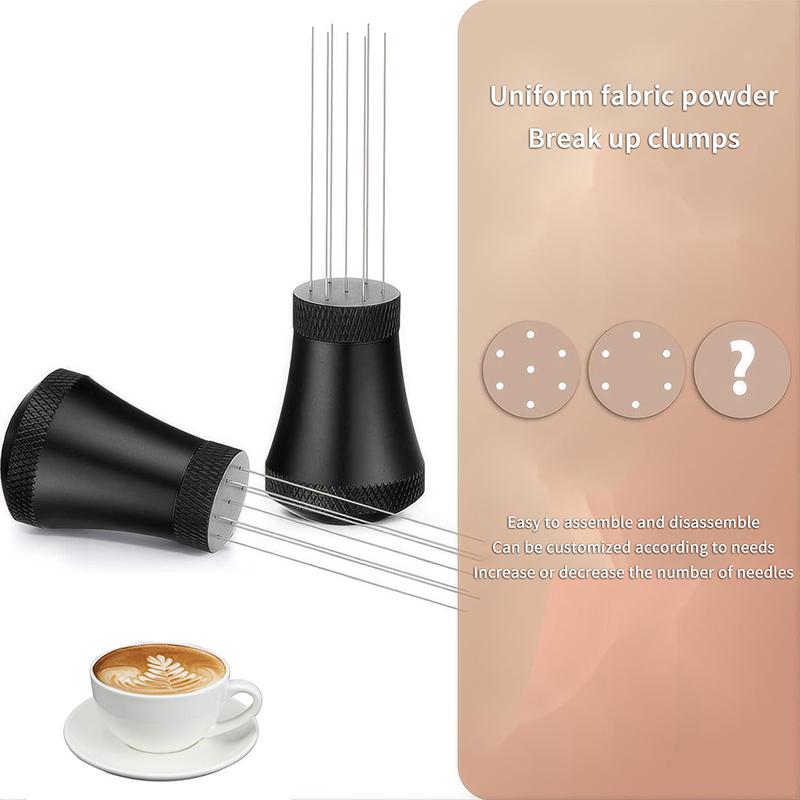 Magnetic Espresso Coffee Stirrer 7/8 Needles Coffee Distributor Tool For Coffee Machine Espresso Needle Coffee Accessories