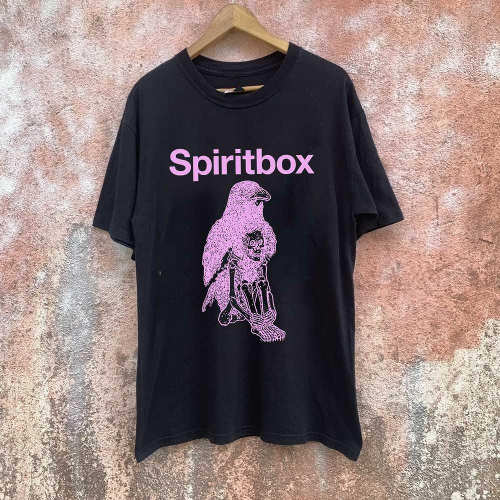 НОВЫЙ Популярный Spiritbox Канадская Музыка Птица Футболка Размер от S до 5XL Унисекс Футболка XXXXL