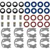 8 Set Fuel Injector Repair O-rings Seal Filter Gasket Rebuild Kit for 2001-2007 Chevy Silverado Suburban Tahoe G*MC Sierra Yukon Cadillac Escalade