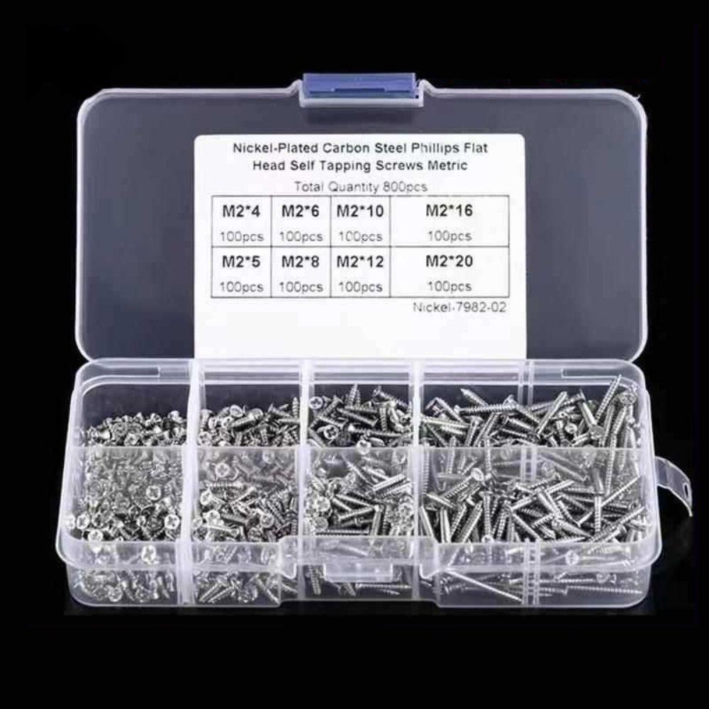304 Stainless Steel Phillips Screws Cross Phillips Wood Screws Flat Head Screws Furniture Assembly