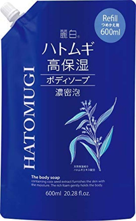 Reihaku Job s Tears High Moisturizing Body Soap Refill x 2-Pack