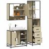 VidaXL Ensemble De Meubles De Salle De Bain 3 Pcs Chêne Sonoma 3301176