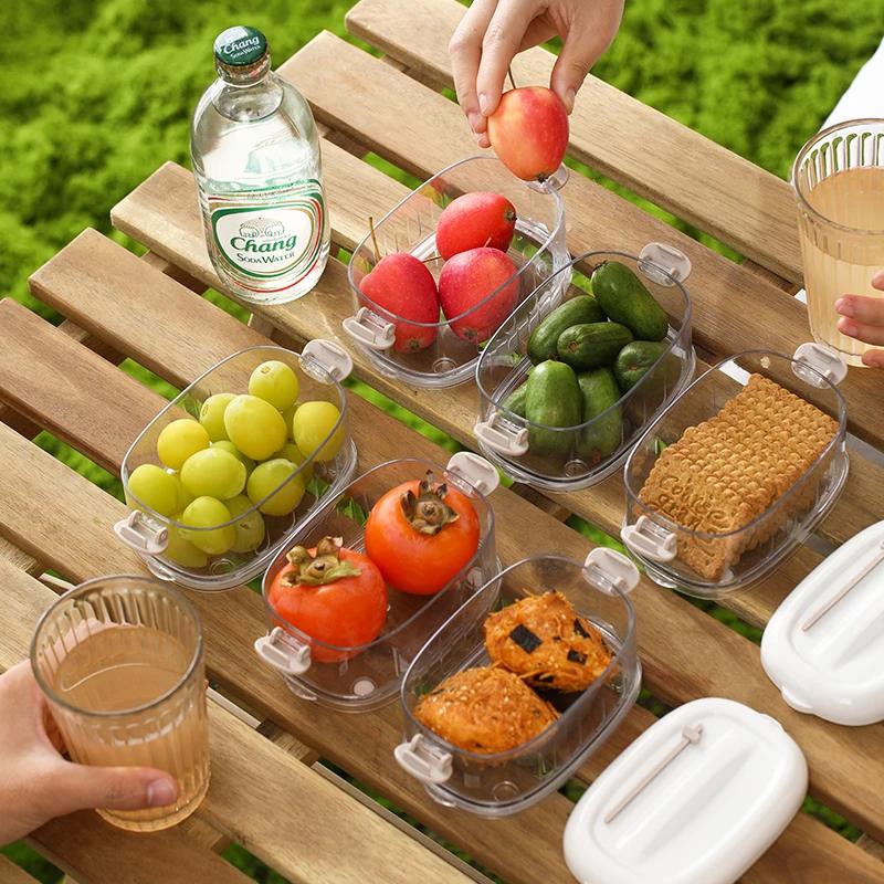 4-5 Schichten Kunststoff Gewürzaufbewahrungsboxen Getrocknete Chili Gewürz Kondimentboxen Aufbewahrungsboxen Haushalt Versiegelte Gläser für Küche