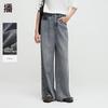 Women's Vintage Distressed Wide-Leg Jeans