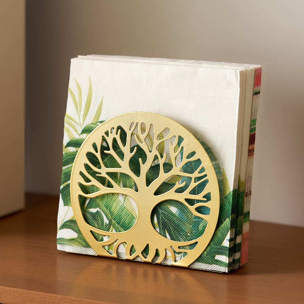 Neuer chinesischer Bartischplatte Café Dekoration Lebensbaum Wohnzimmer Serviettenaufbewahrungsständer