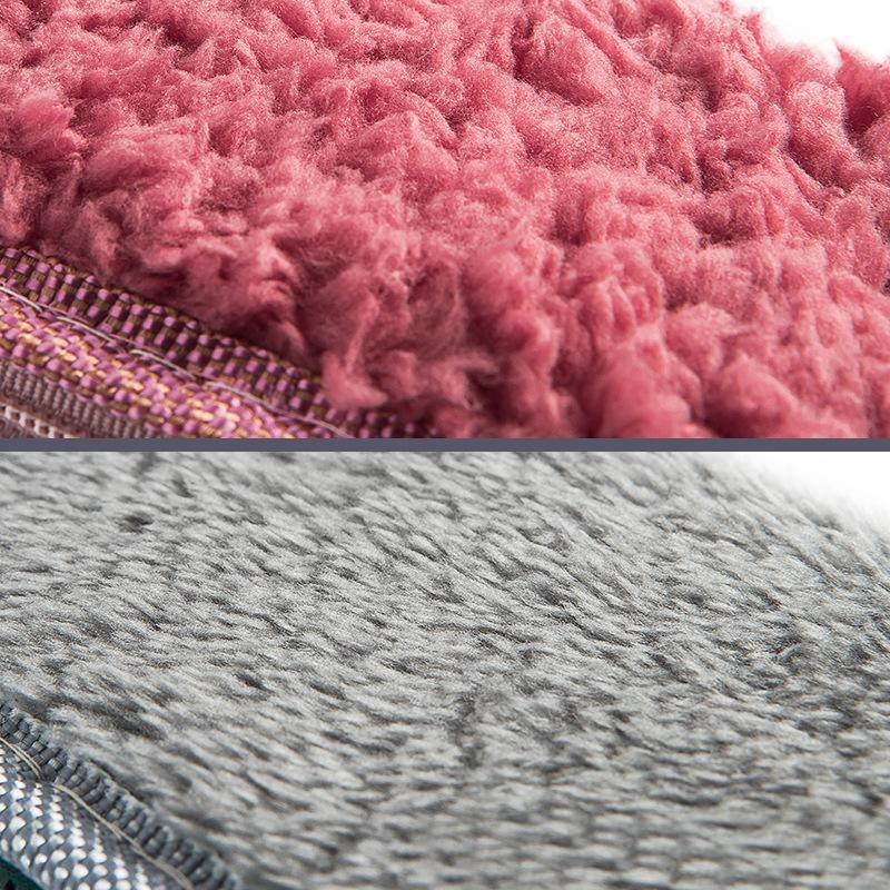 Kryty na záchodové prkénko z jehněčí vlny Zimní Teplá Hrubá Podložka na záchodové prkénko s Uchem Vzor Sluníčka Kreslený Roztomilý Polštářek na záchodové prkénko Koupelnová Toaletní Podložka