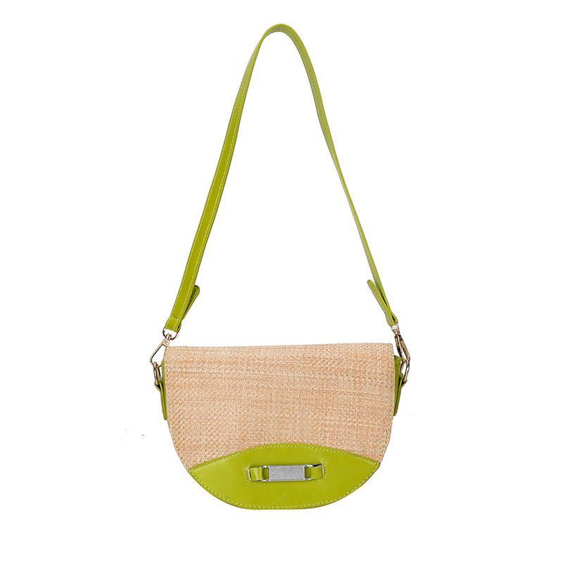 Vintage-inspired Medium Saddle Bag For Women Chic Spring 2024 Large Capacity Purse