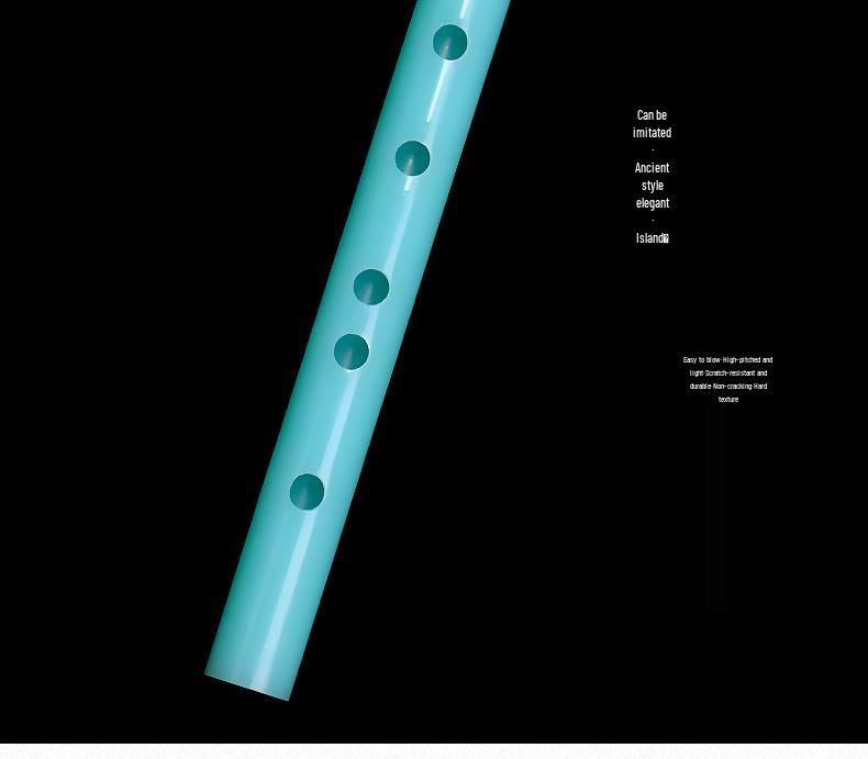 Beginner's Jade-Style Resin Flute: Drop-Resistant, Membrane-Free Transverse Flute with Tutorial