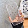 INS Korejský průhledný kryt na telefon s červenými třešněmi pro iPhone 15 14 13 12 11 Pro Max XR 16 Plus Kawaii Ovocný svěží kryt Dárek pro dívky