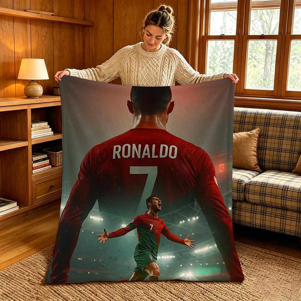Sports C-Cristiano Ronaldos Throw Warm And Soft Suitable For Bedroom Living Room Sofa Bed Office Travel Camping
