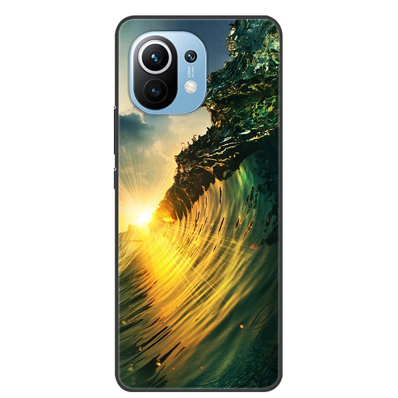 For Xiaomi 11 Lite 5G NE Case Protective Silicone TPU Phone Cases for Xiaomi Mi 11 Lite 5G Shockproof Covers 11Lite Soft Fundas
