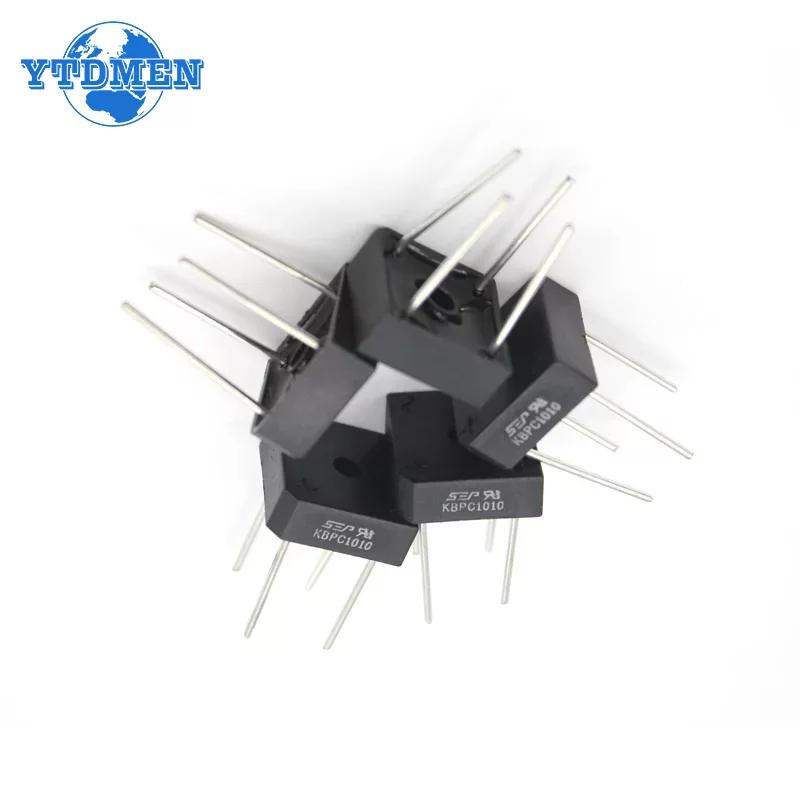 5PCS Diode KBPC1010 Bridge Rectifier 10A 1000V Electronic Component Bridge Rectifiers Set