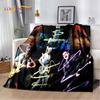 Coperta Stampa 3D U2 Rock Bang Bono, Morbida Coperta Plaid per Casa Camera da Letto Letto Divano Picnic Viaggio Ufficio Coperta Riposo Bambini
