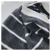 New striped long-sleeve round-neck T-shirt for women, spring and autumn 2026, stylish, loose-fitting, slimming base shirt