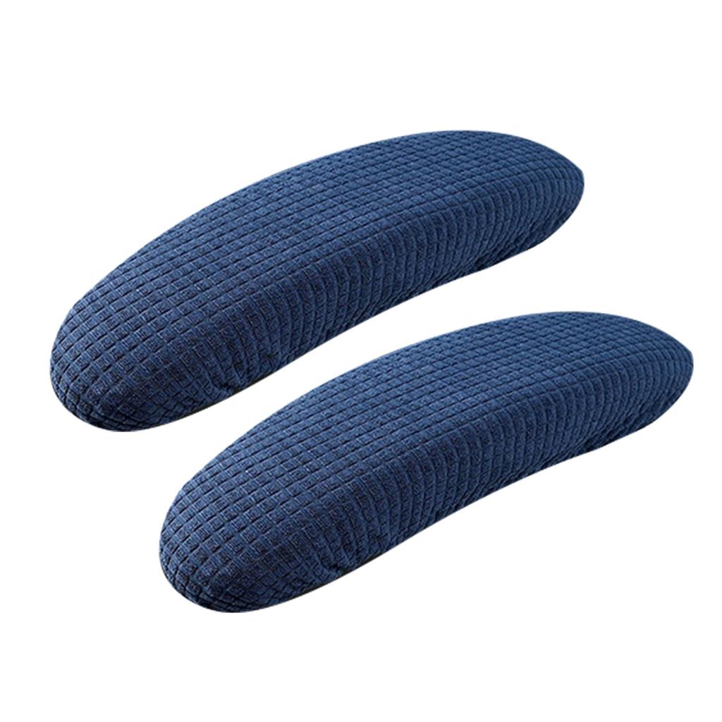 Pack of 2 Armrest Protectors with Elastic Band for Secure Installation on Various Office Chairs Providing
