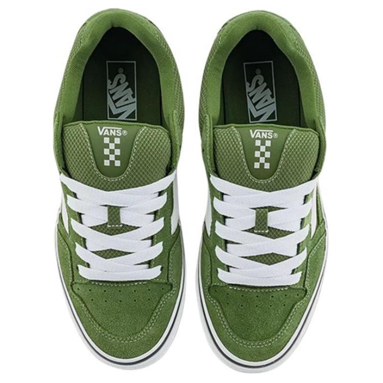 Vans Caldrone Abrasion Resistant Low top Skateboard Shoes Men's Green Sneakers VN000CSPD6S