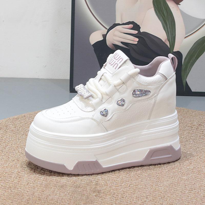 

Мода 10СМ Коровья замша Натуральная кожа Платформа Клин Скейтбординг Высокий Бренд Каблуки Повседневная Женская Вулканизированная Обувь Летняя Обувь 34