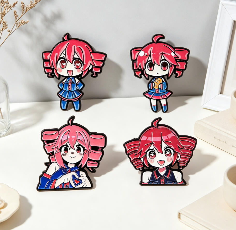 Cartoon cute Enamel Lapel Pins Anime Character Collectible Badges Cute Children's Gift Jewelry for Backpacks