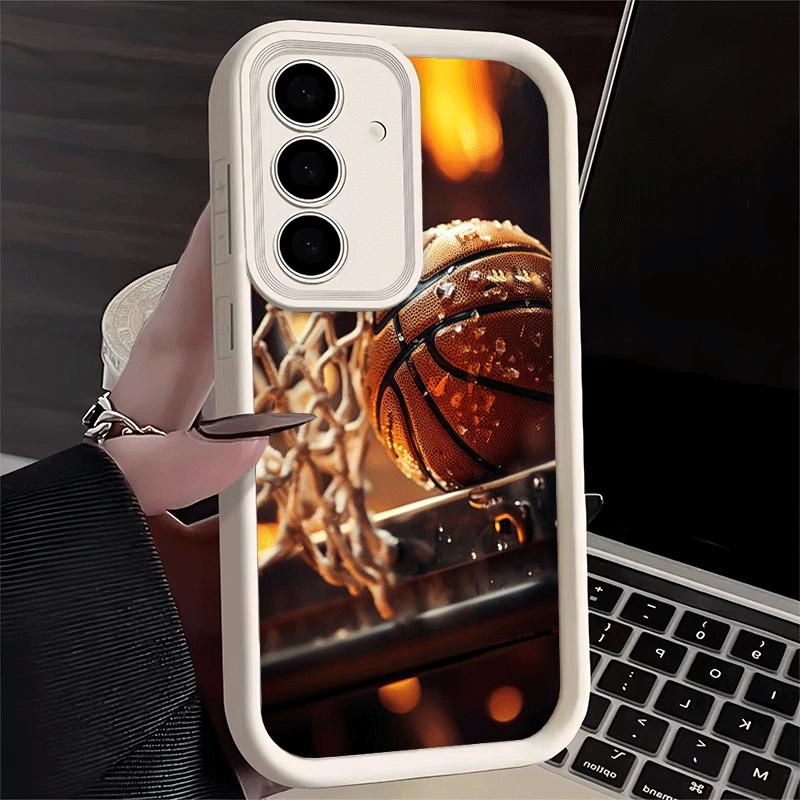 Phone Case for Samsung Galaxy S26 S25 Ultra S24 FE Basketball Basket Sports Shell S23 Plus S22 + S21 S20 5G Soft Silicone Funda