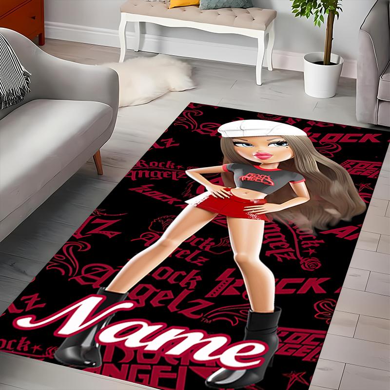 Custom Personalization Bratz Area Rug - Perfect For Kitchen, Bathroom,Laundry Room Decor Large Size Available,Gift All Seasons