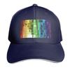 Rainbow Disco Ball Pattern Baseball Cap Visor Western Hat Fishing Hat Cute Unisex Hats Womens