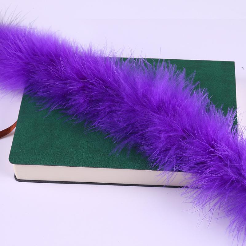 Encrypted Colored Turkey Feather Strips for DIY Decorations & Stage Costumes