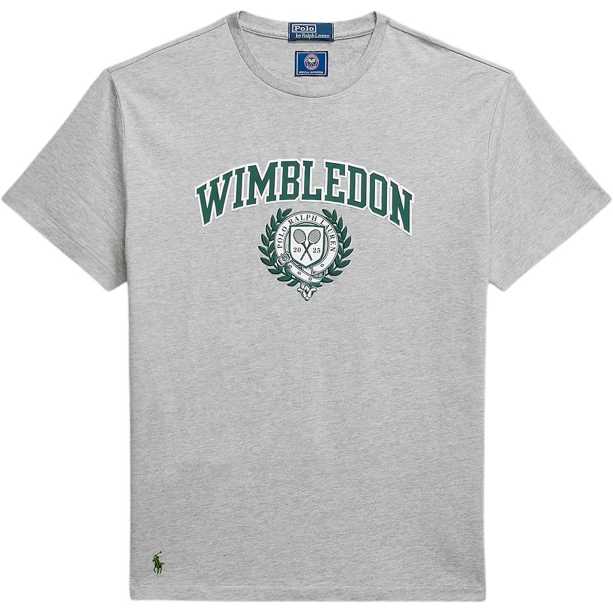 

Polo Ralph Lauren Классическая хлопковая футболка с логотипом Wimbledon, приталенная, мужская, топ 710978221-001 M