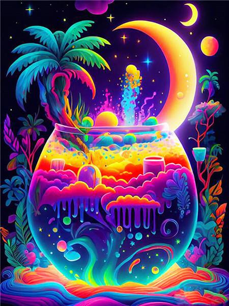 2023 Ice Cream Cup 5D Diamond Painting New Collection Mosaic Landscape Cross Stitch Embroidery Kit Cartoon Rhinestone Decor