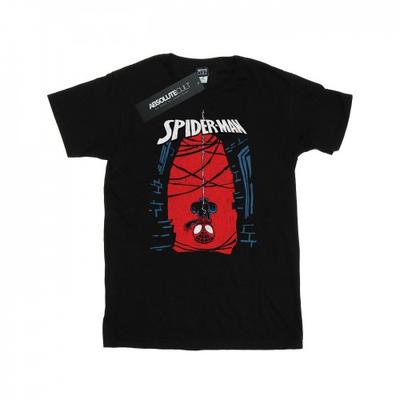 Womens/Ladies Spider-Man Hanging Sketch Cotton Boyfriend T-Shirt