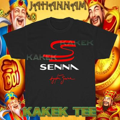 Nuova Maglietta Ayrton Senna Logo T-shirt Americana Divertente Taglia dalla S alla 5XL