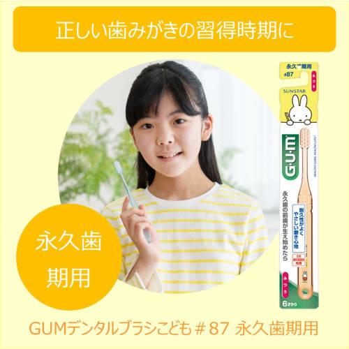 GUM Children's Brush #87 for Permanent Teeth