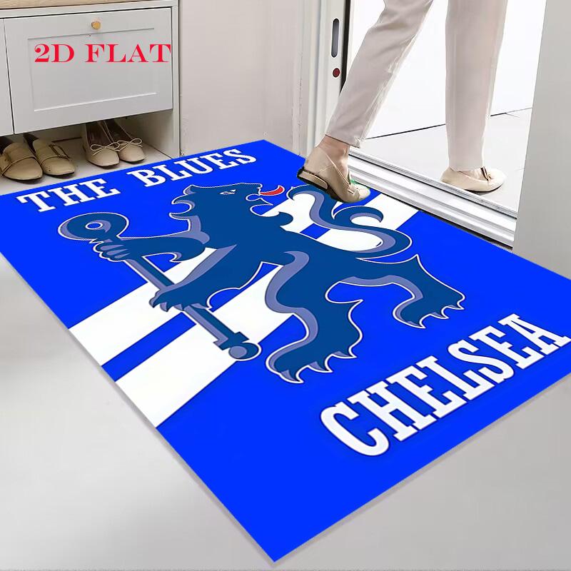 Chelsea FC Football Carpet Rug for Living Room Bedroom Home Sofa Decoration,Kids Play Nonslip Floor Mat