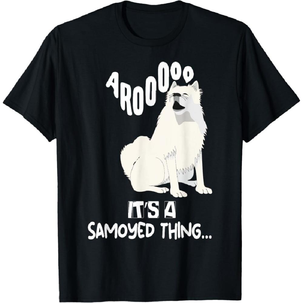 

arooo it s a samoyed thing T-Shirt XXXXXL чёрный