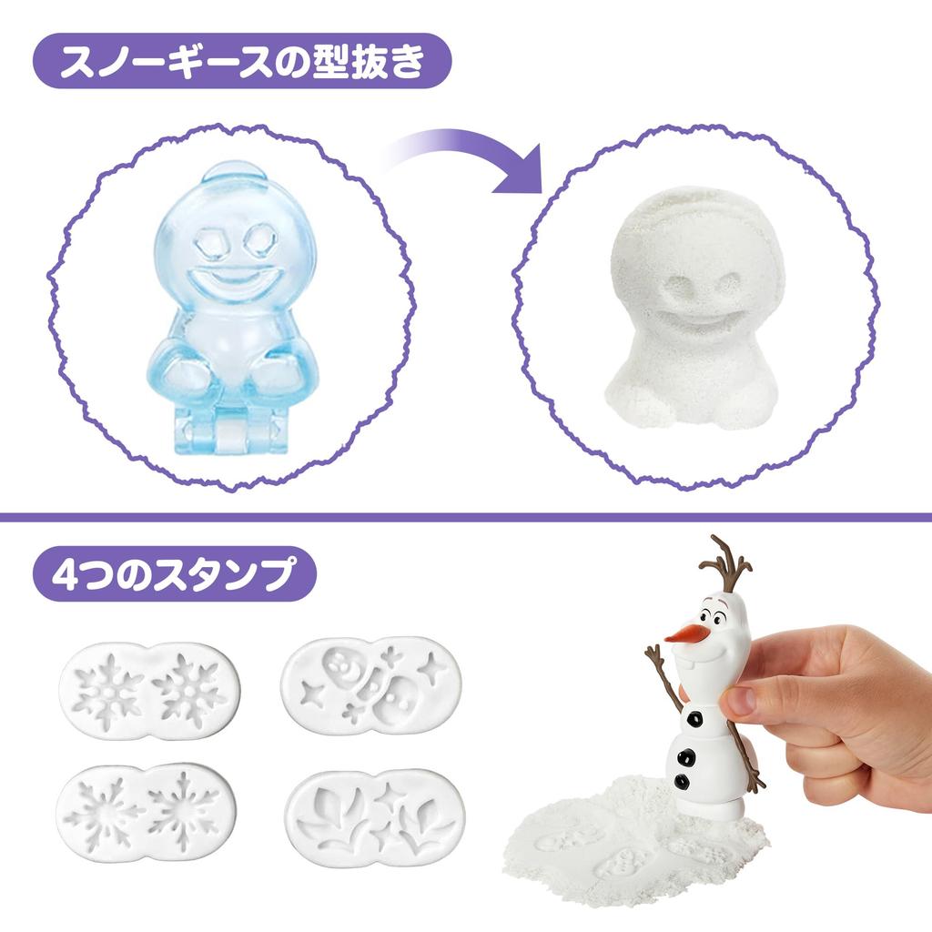 Mattel Frozen Elsa and Olaf Stamp Snow Play Dolls House Pretend Play Play Set 1 Doll and 1 Ages White HYH10 Set! Dress-Up & (Includes Figure) 3+