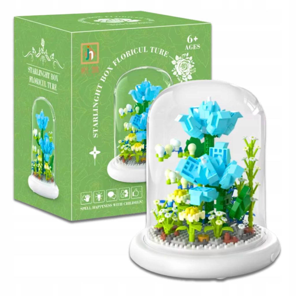 Flower Bouquet Construction Blocks Flower In A Dome Set 570 Pcs.
