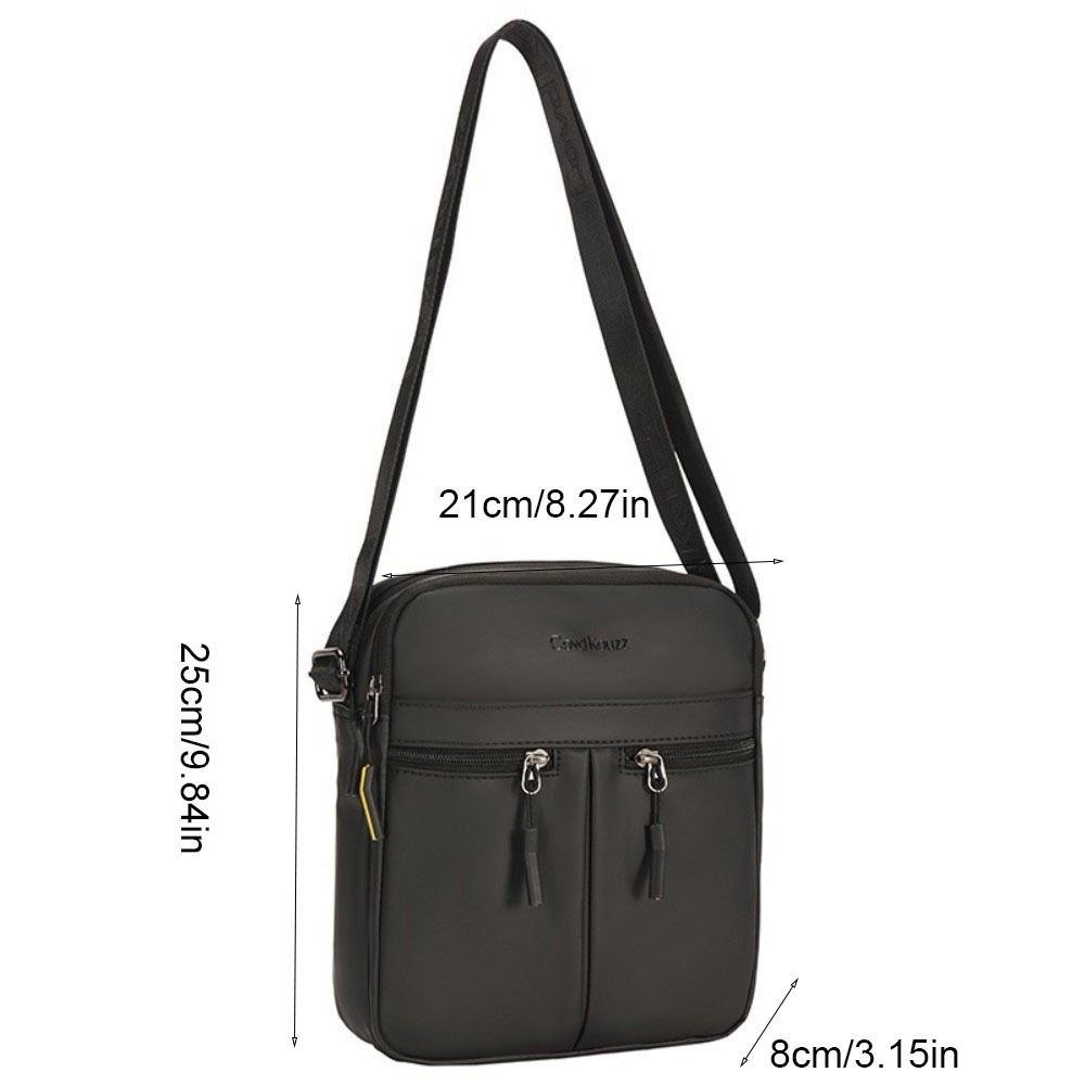 Multi-Pockets Men Shoulder Bag Single Shoulder Oxford Crossbody Bag Business Messenger Bag  Travel