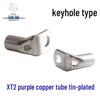 T90 Copper Tube Terminal, 90-Degree Right-Angle Bend Crimp Lug, T90-6/5 To T90-240/16 Copper Wire Lug