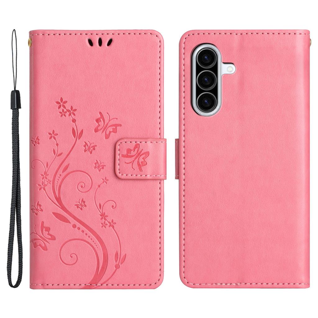 For Samsung Galaxy A26 5G Case PU Leather Phone Wallet Cover with Strap