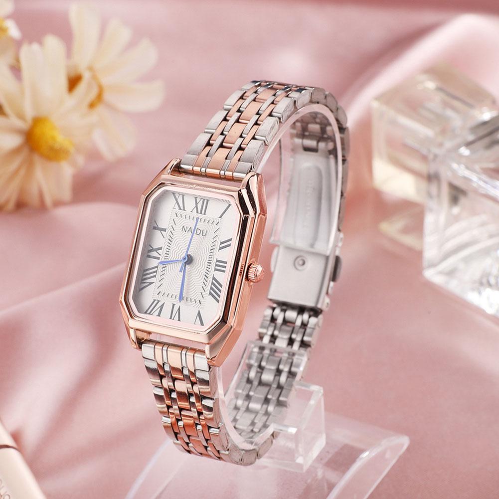 Women's Stainless Steel Band Fashion Quartz Watch For Christmas Birthday Gifts