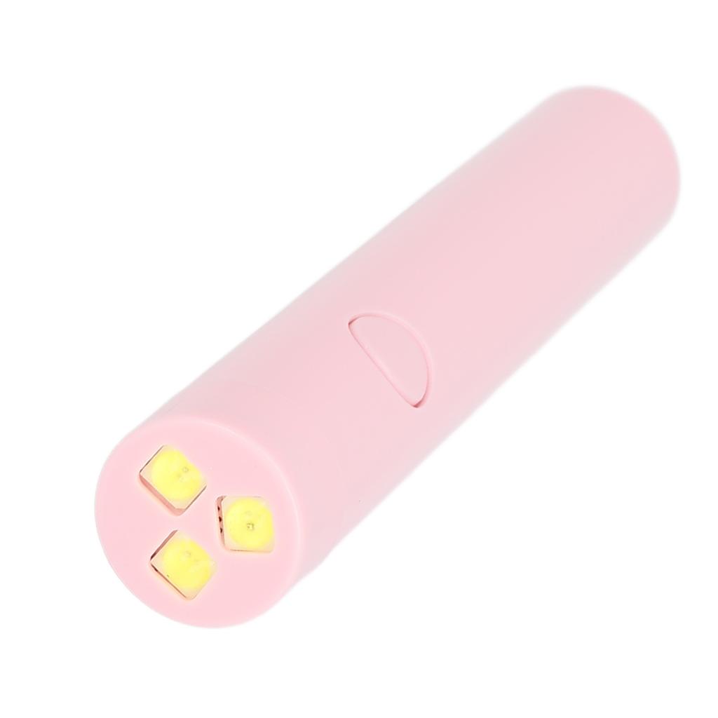 3W Handnagellampe USB Wiederaufladbar Tragbar 2 Timer 3 Lampenchips LED UV Nagellicht